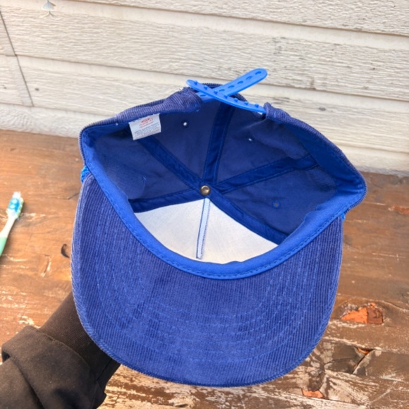 vintage Williams Mine Rescue Team trucker hat rope corduroy blue snapback - Picture 4 of 4